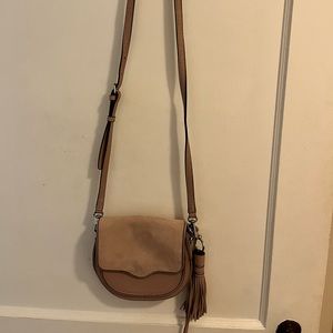 Rebecca Minkoff crossbody purse- grayish pink
